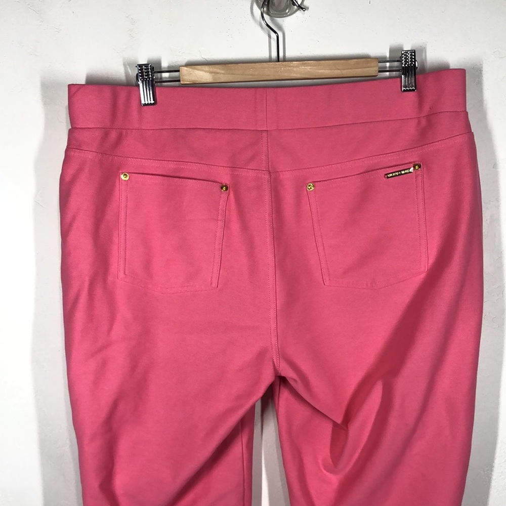 MICHAEL Michael Kors Vibrant Pink Cropped Pants - Picture 6 of 10